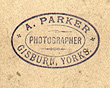 photographers stamp  A. Parker Gisburn Yorks.